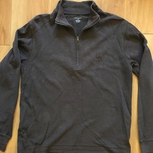 Banana Republic Quarter Zip Brown Sweater Medium